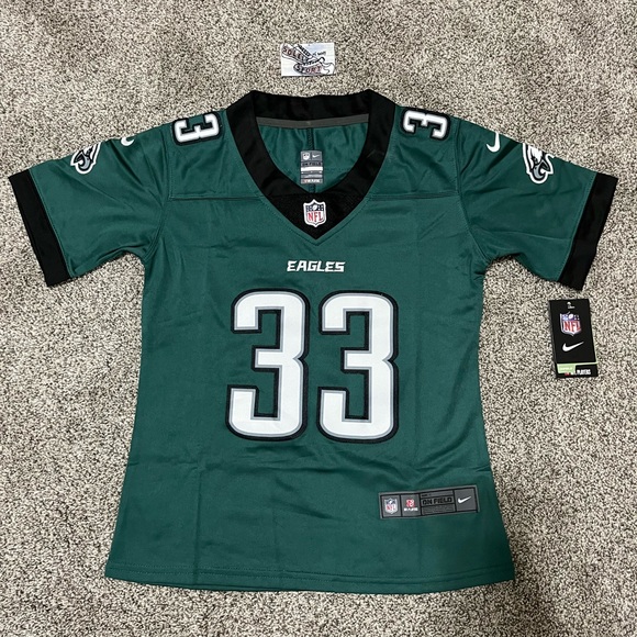 New Nike Philadelphia Eagles NFL Cooper DeJean Jersey Green Womens Small S - Picture 1 of 6